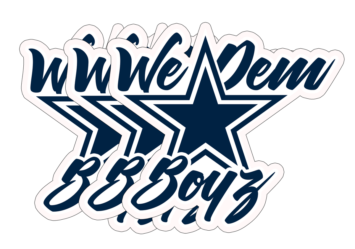 Dallas Cowboys We Dem Boyz Stickers (3 Pack) – Desert Decals LLC.