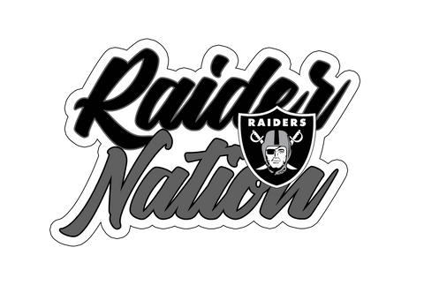 Raiders- Raider Nation Sticker